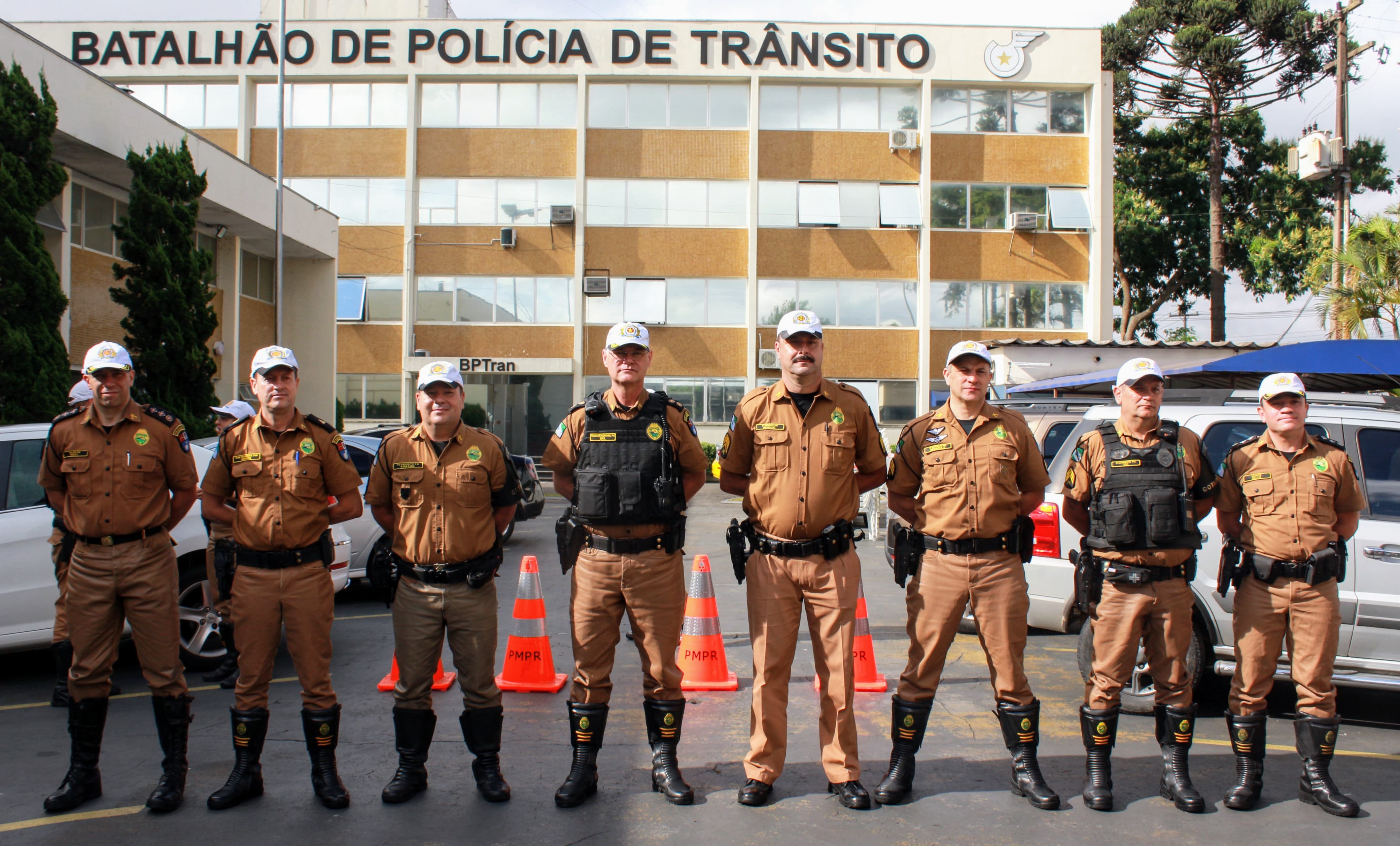 BPTran realiza homenagem aos policiais militares promovidos